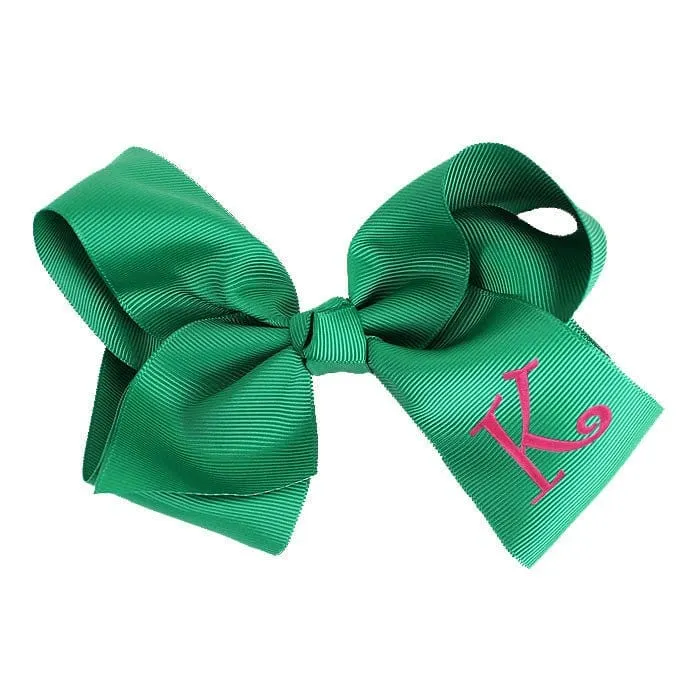 12 Pack Monogrammable Hair Bows