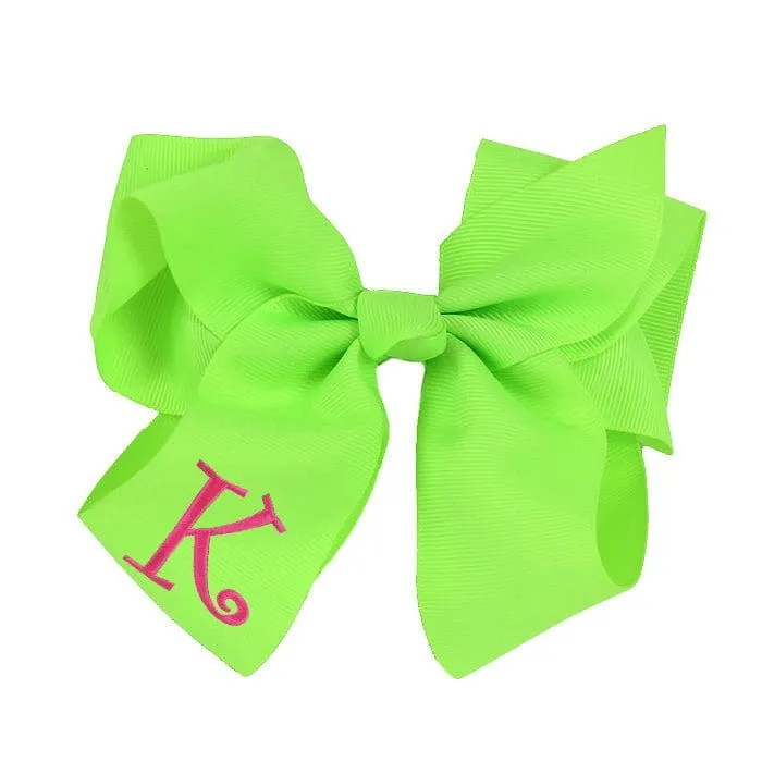 12 Pack Monogrammable Hair Bows