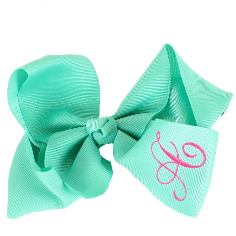 12 Pack Monogrammable Hair Bows