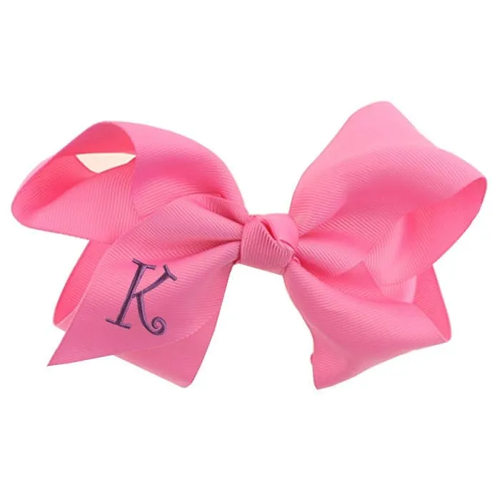 12 Pack Monogrammable Hair Bows