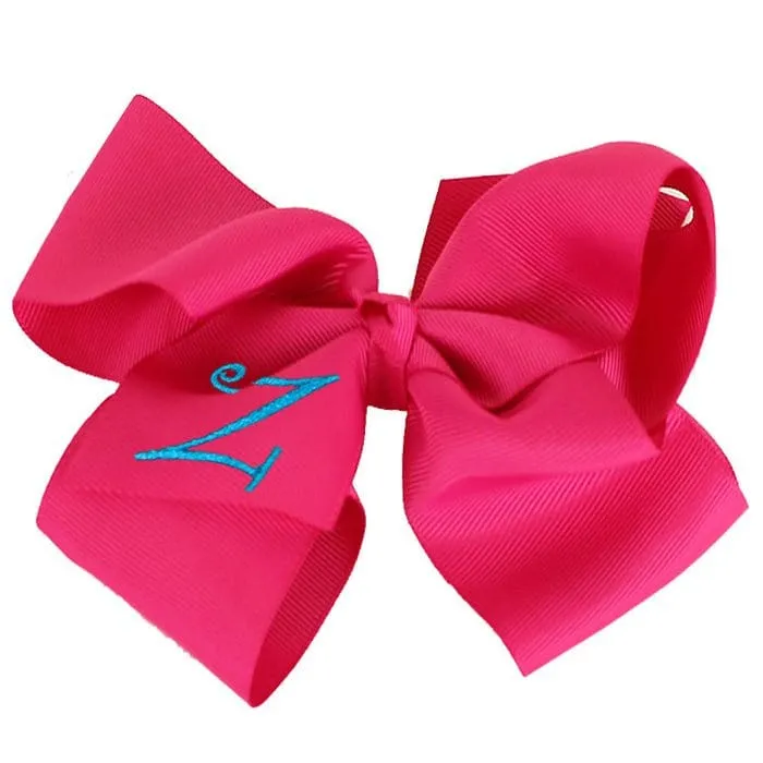 12 Pack Monogrammable Hair Bows