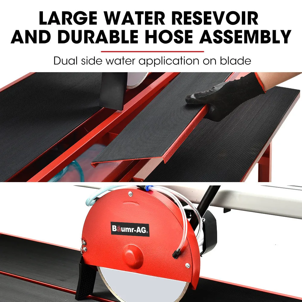1500W Wet Tile Saw with 300mm Diamond Blade, Stand - Baumr-AG