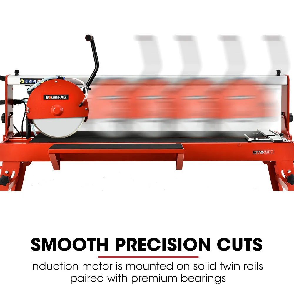 1500W Wet Tile Saw with 300mm Diamond Blade, Stand - Baumr-AG