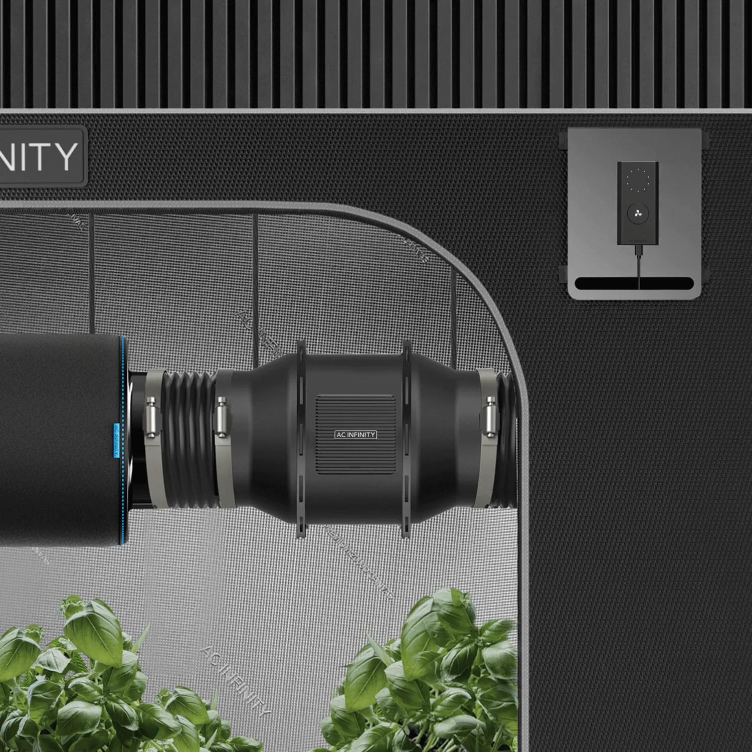AC Infinity Air Filtration Kit 8", Inline Fan with Speed Controller, Carbon Filter & Ducting Combo