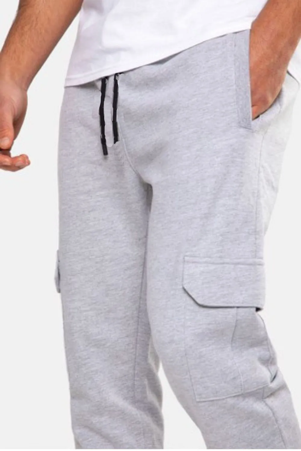 Black Drawstring Grey Trousers