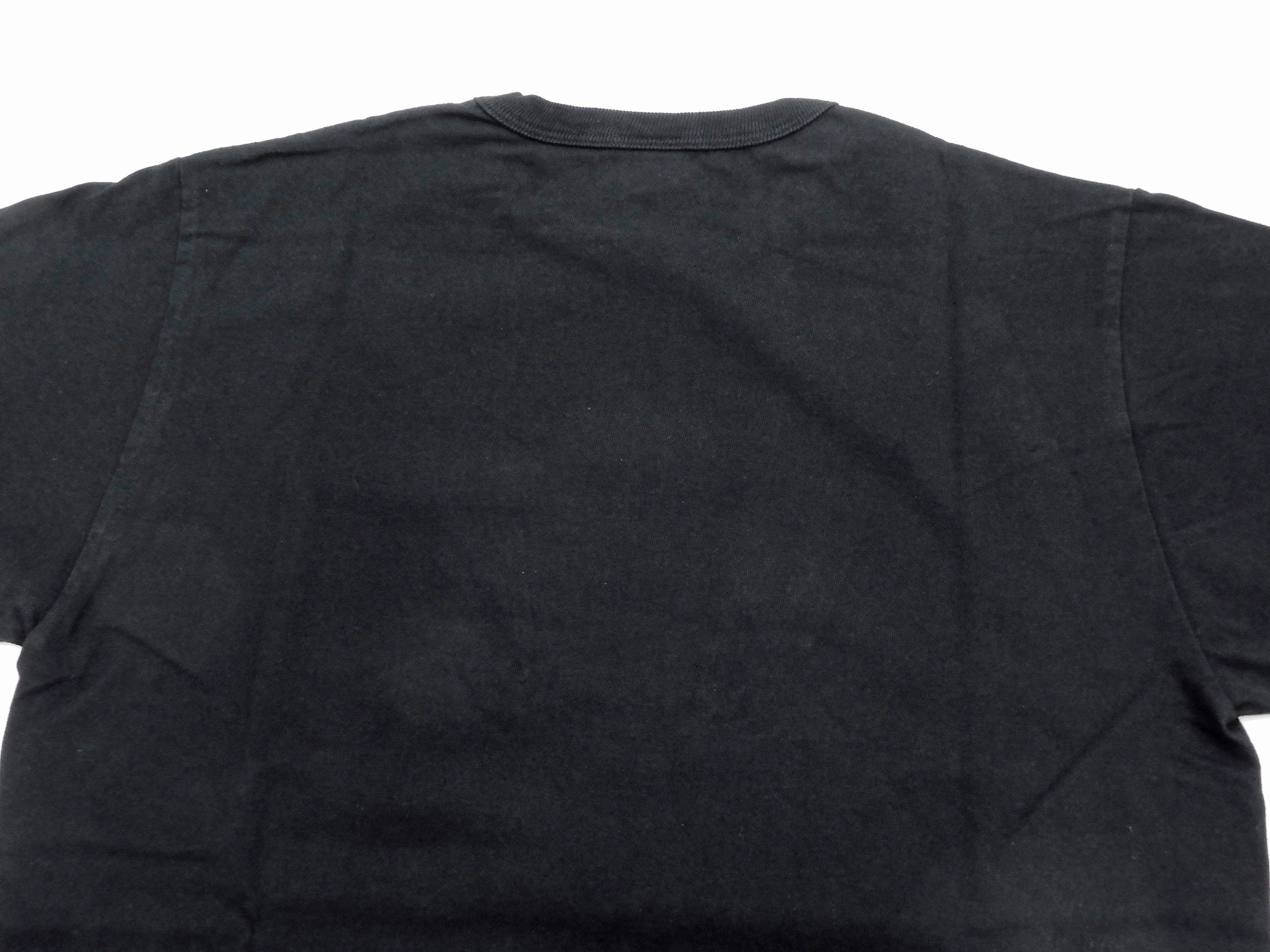 Buzz Rickson T-shirt Men's Short Sleeve Loopwheel Plain Pocket Tee BR78711 Black