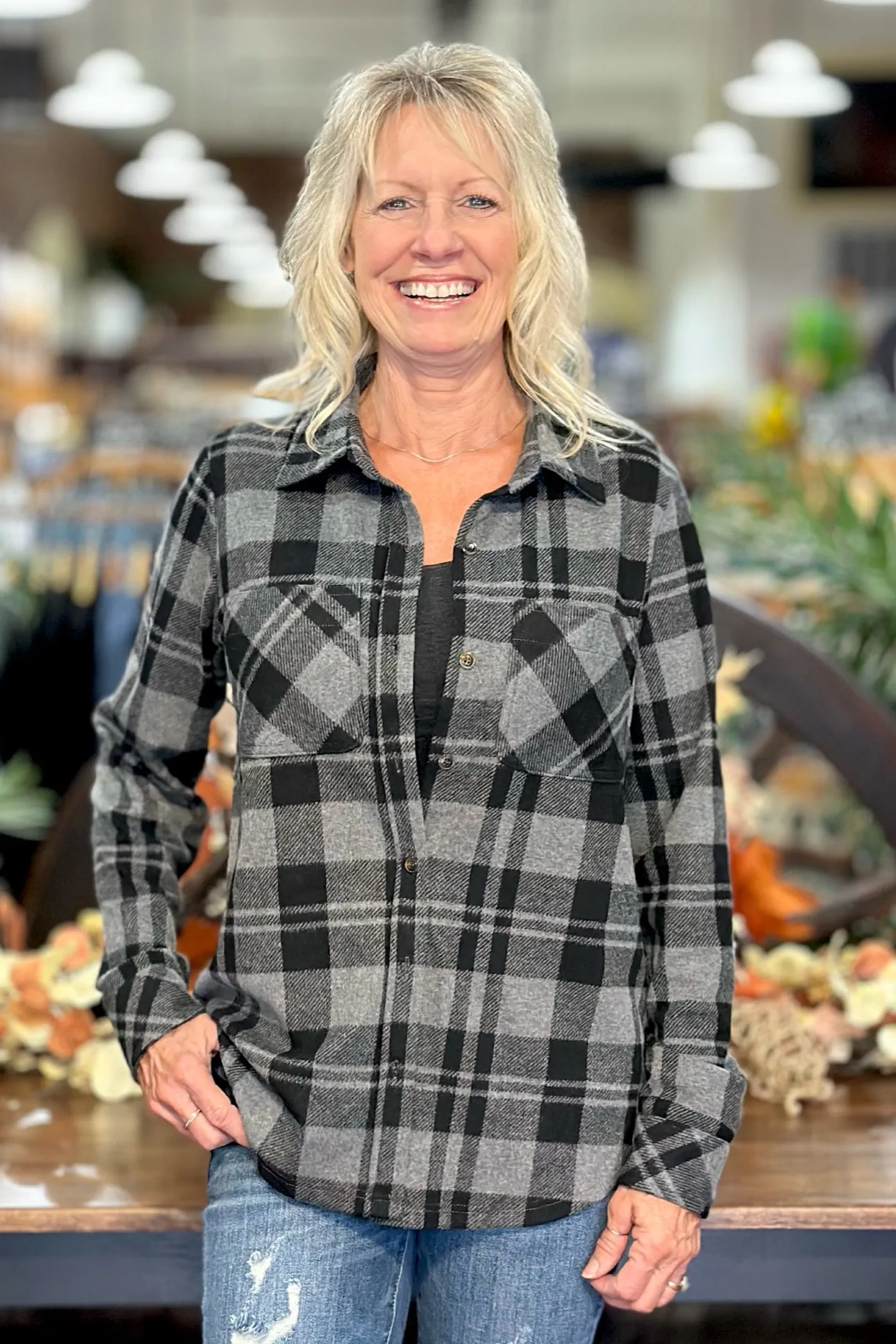 Cozy Soft Plaid Flannel Shacket