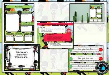 DECOR PACK -NINJA DESIGN  (Editable)
