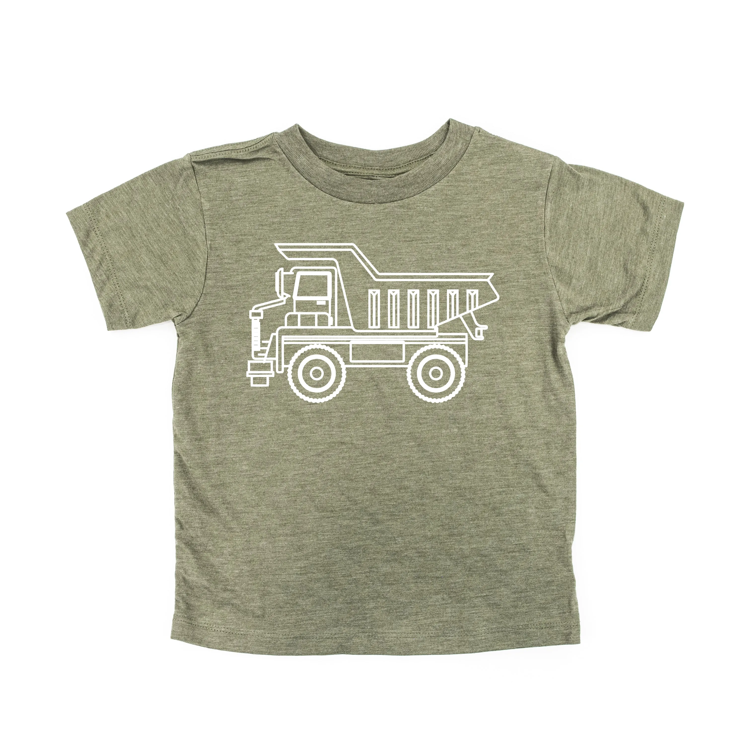 DUMP TRUCK - Minimalist Design - Short Sleeve Child Shirt