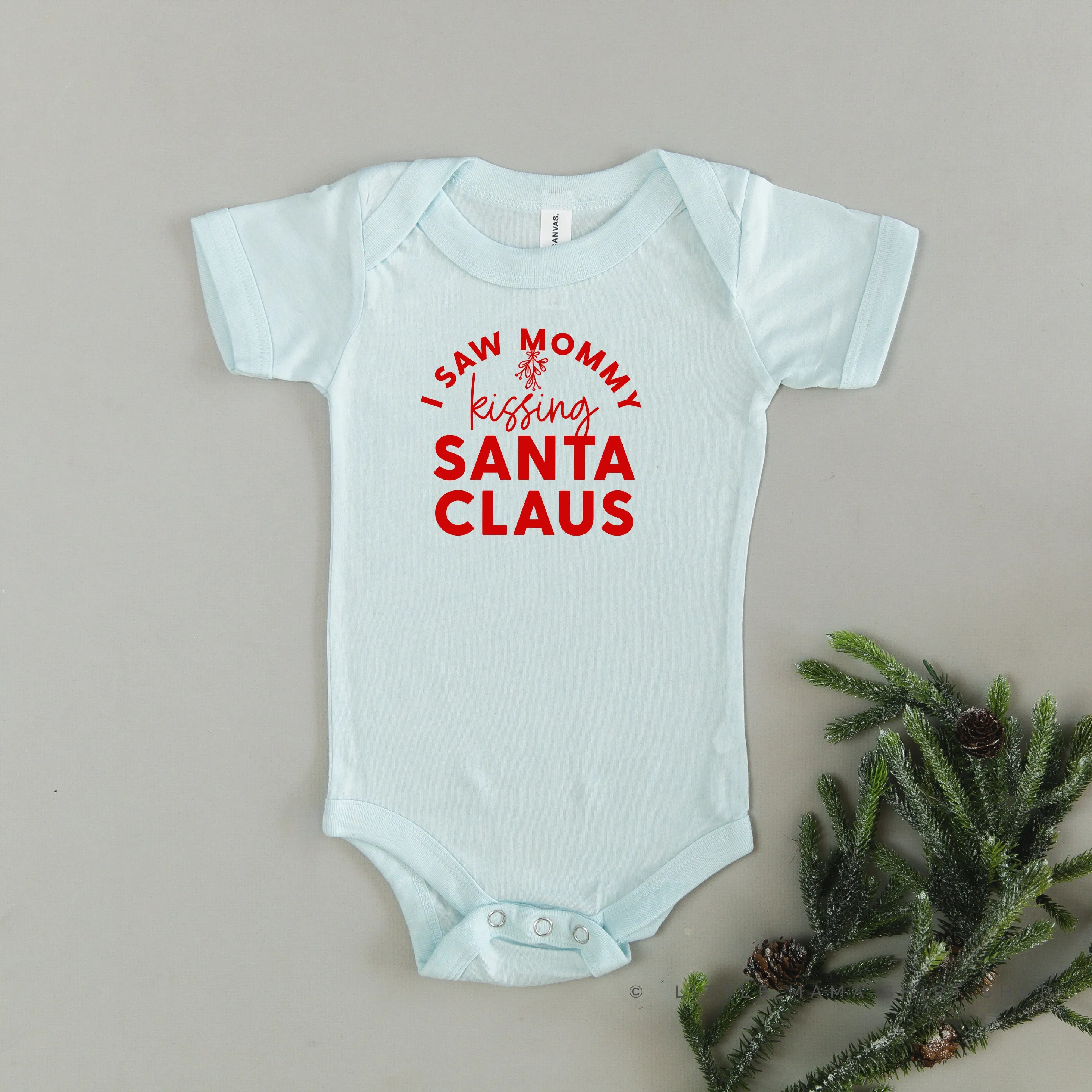 I Saw Mommy Kissing Santa Claus - Child Tee