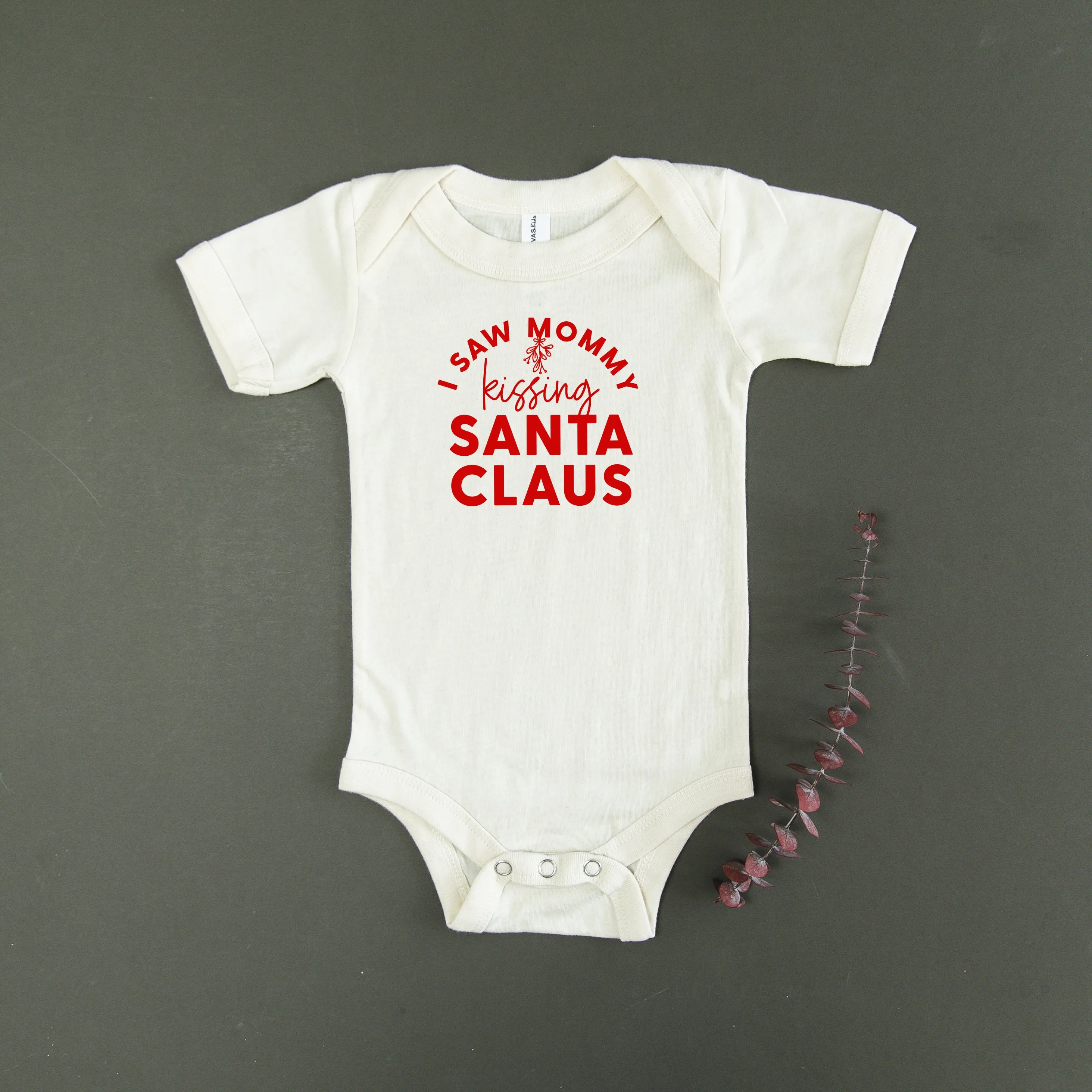 I Saw Mommy Kissing Santa Claus - Child Tee