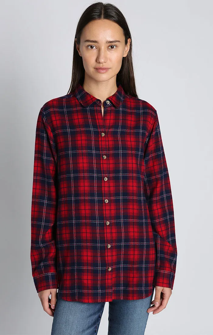 JACHS GF Red Plaid Flannel