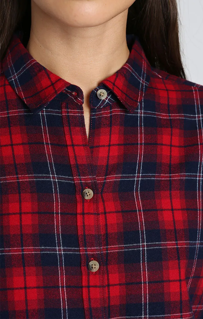 JACHS GF Red Plaid Flannel