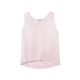 Jill V Neck Top - Blush