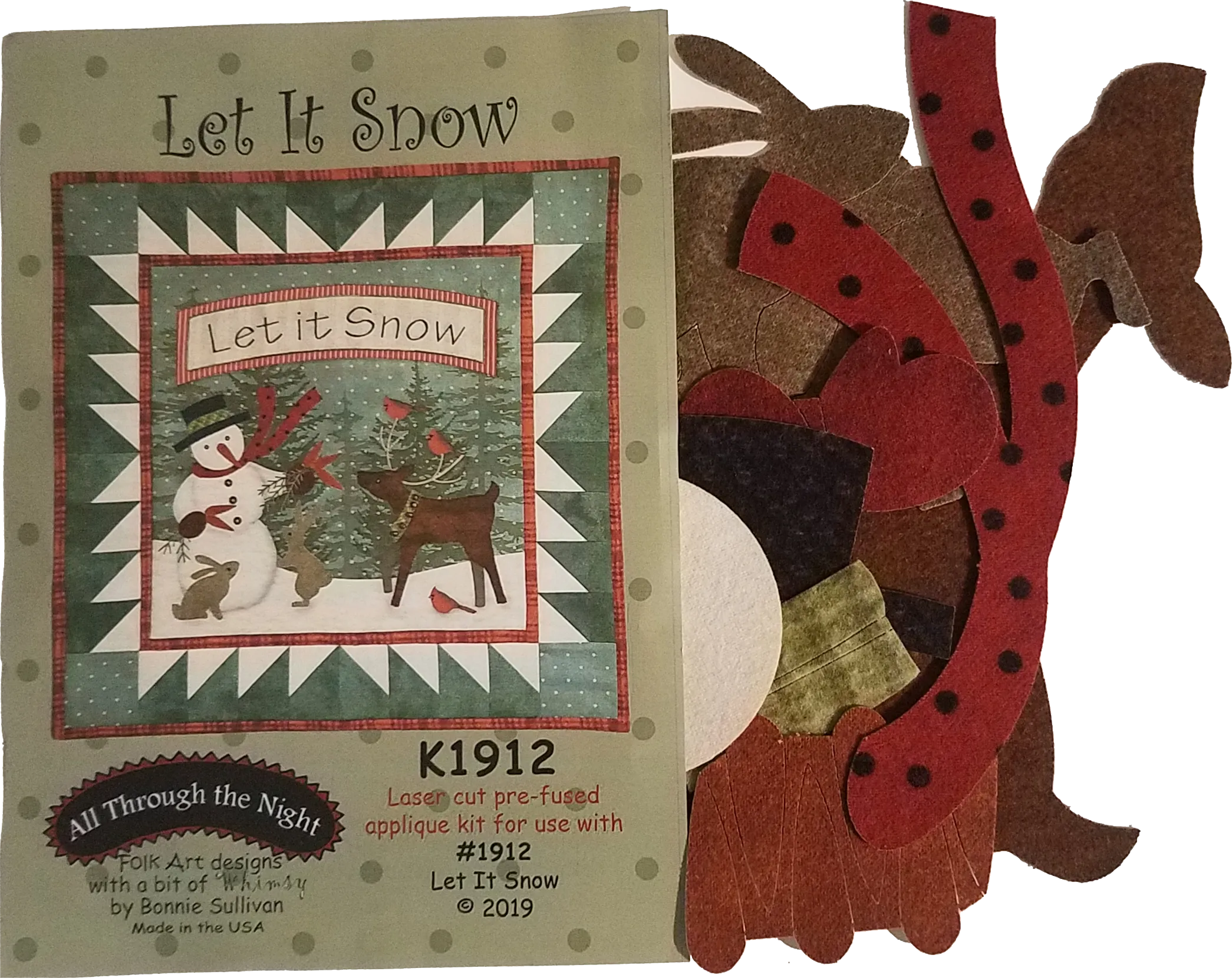 KA1912 Let It Snow! Applique Pieces