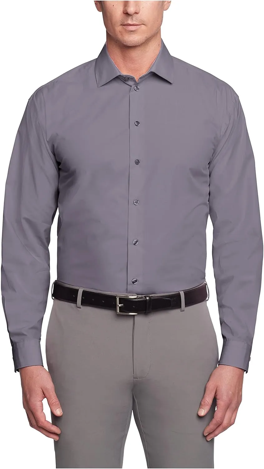 Kenneth Cole Unlisted Men's Regular Fit Solid Dress Shirt - Amazon Exclusive