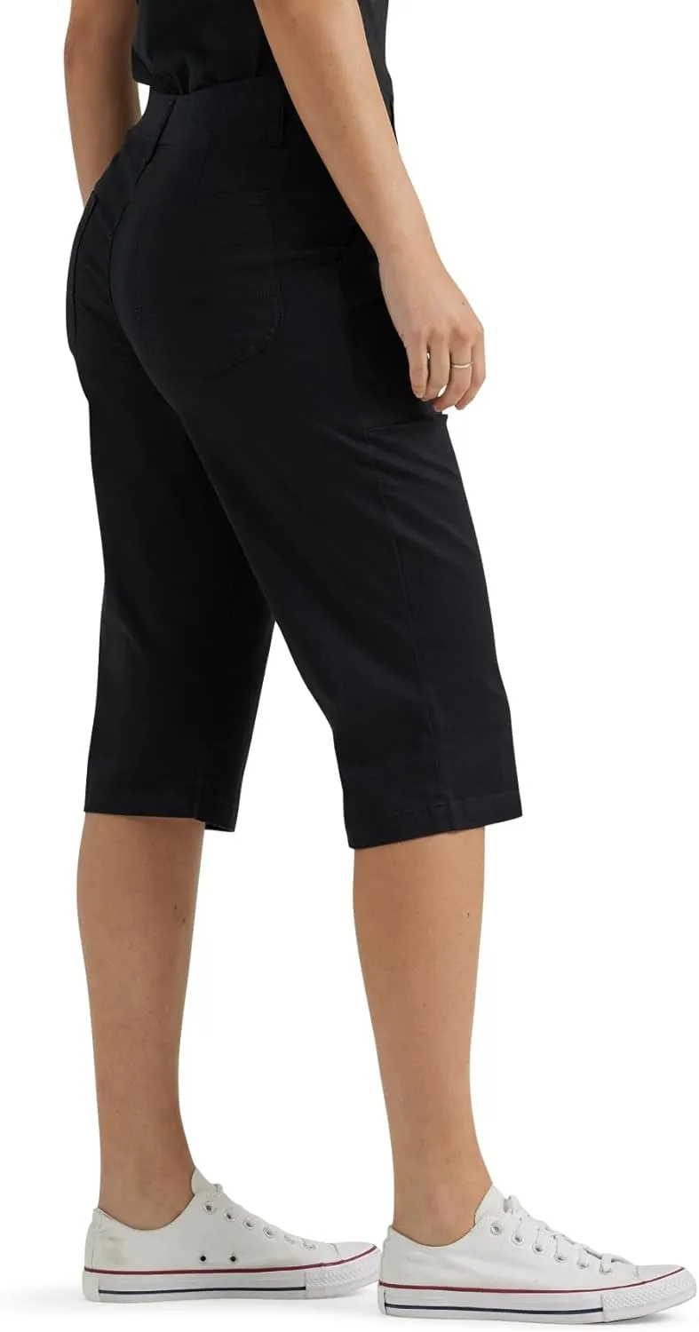 Lee womens Ultra Lux Comfort With Flex-to-go Utility Skimmer Capri Pant