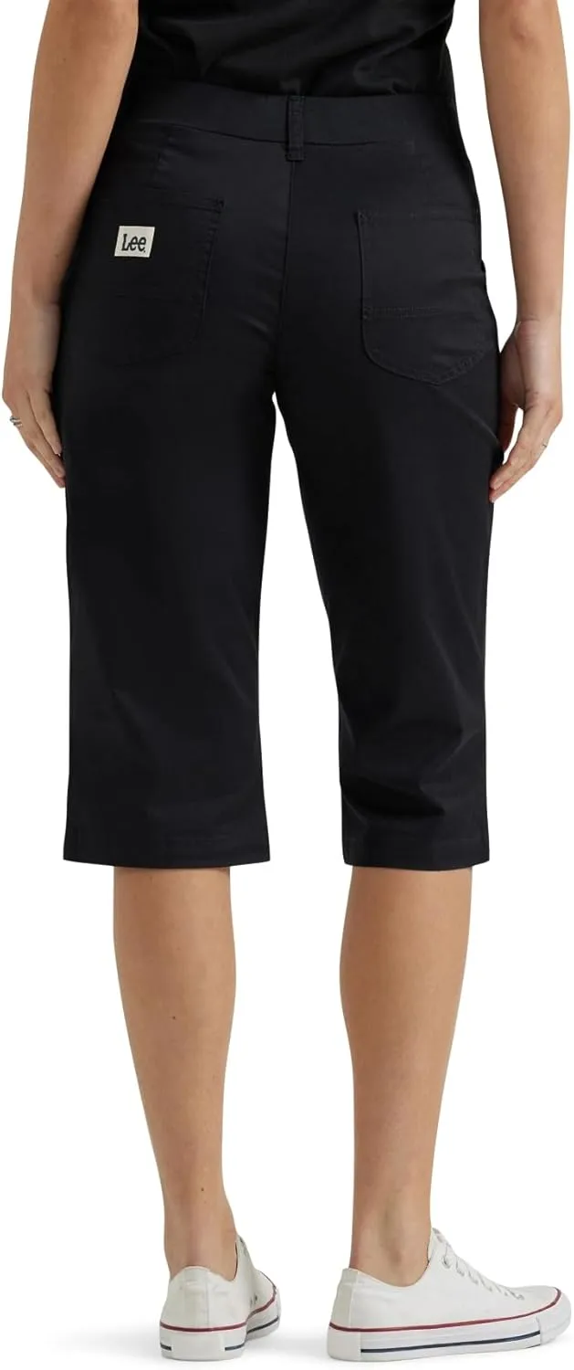 Lee womens Ultra Lux Comfort With Flex-to-go Utility Skimmer Capri Pant