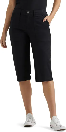 Lee womens Ultra Lux Comfort With Flex-to-go Utility Skimmer Capri Pant