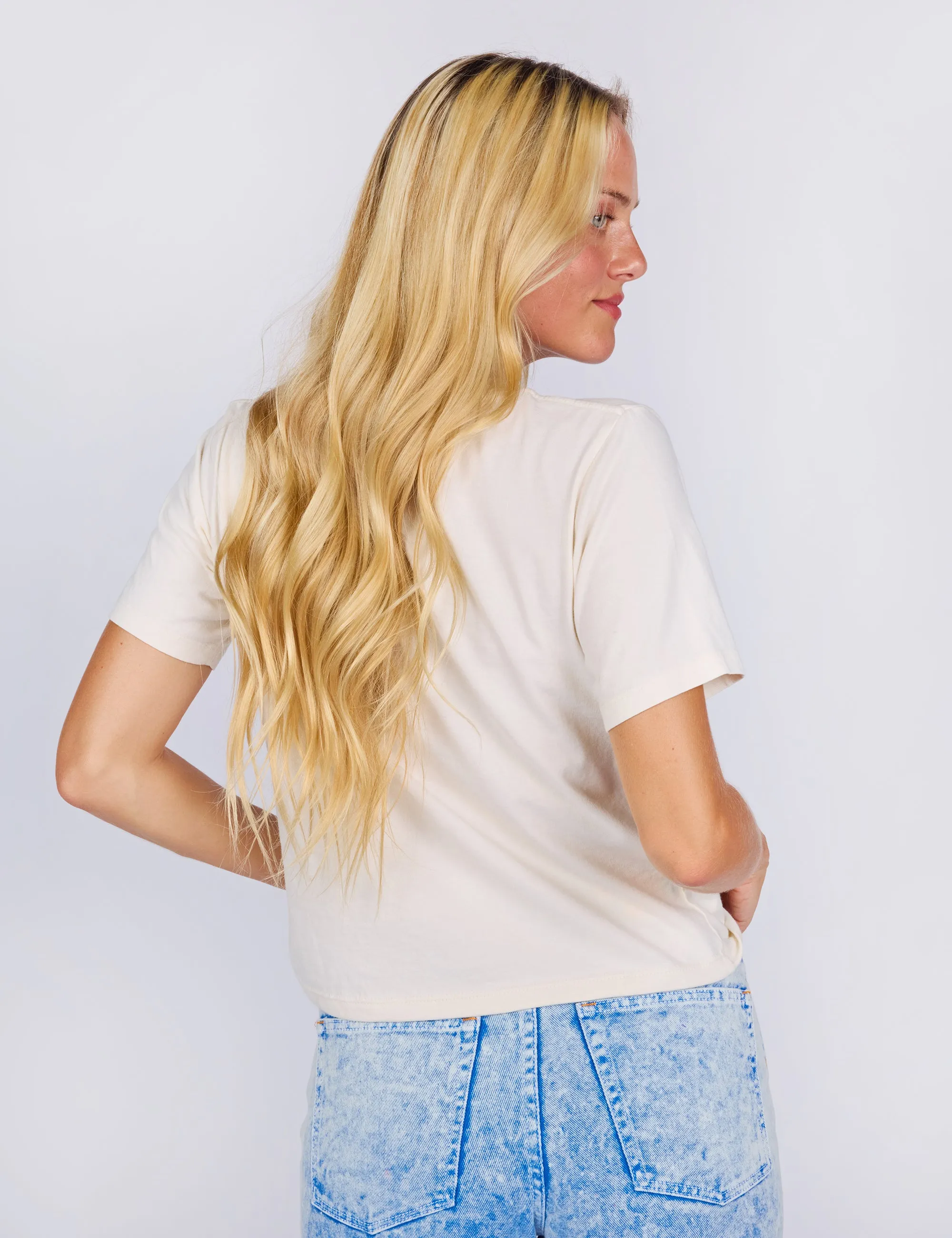 Little Top Big Pants Crop Tee