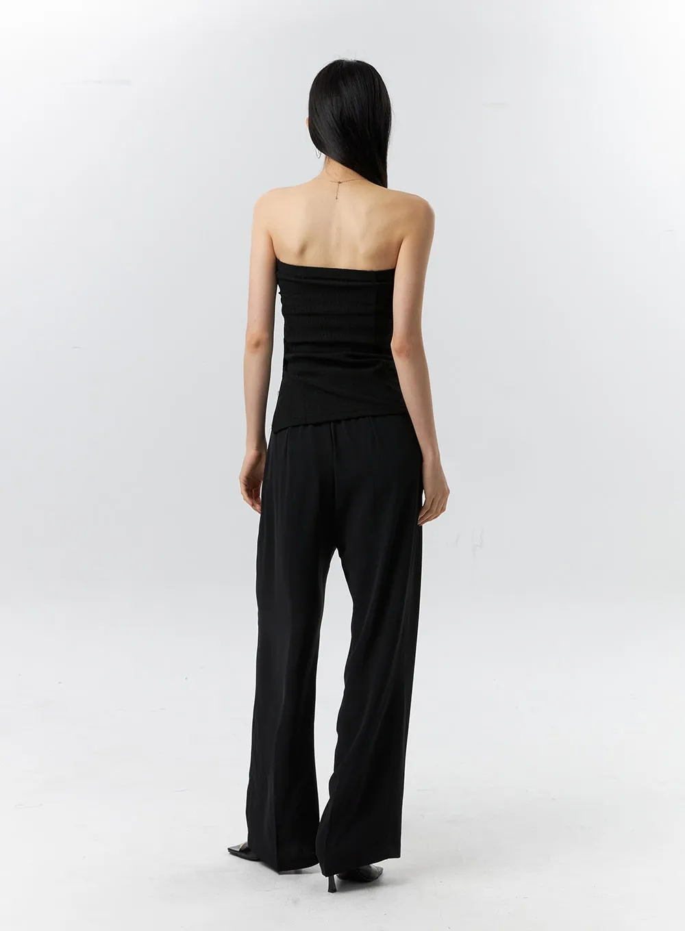 Mid-Rise Tailored Pants IL321