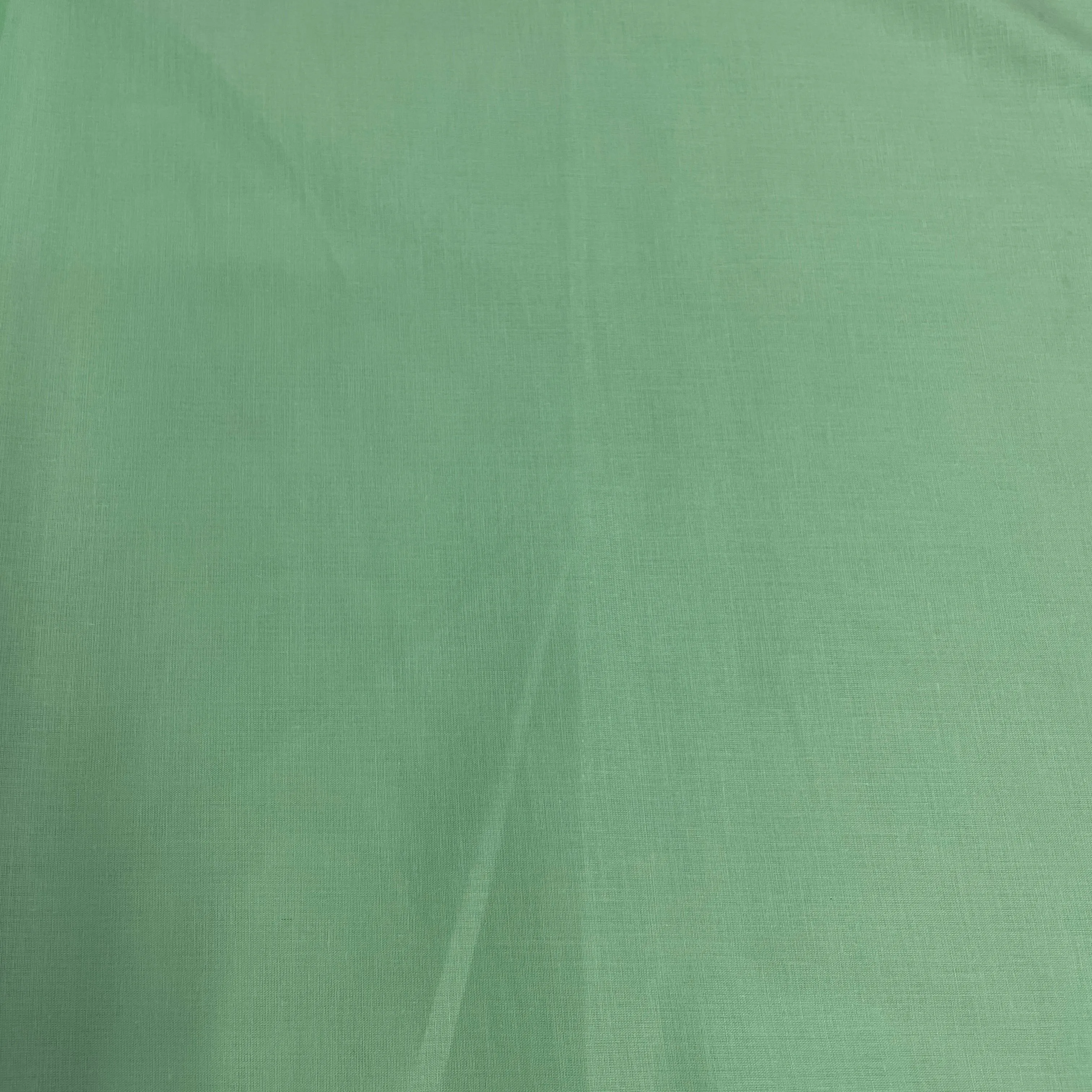 Mint Green Solid Cotton Fabric