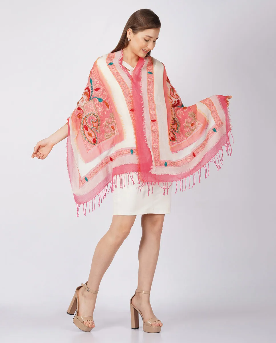 Not Just Paisleys Wool Wrap