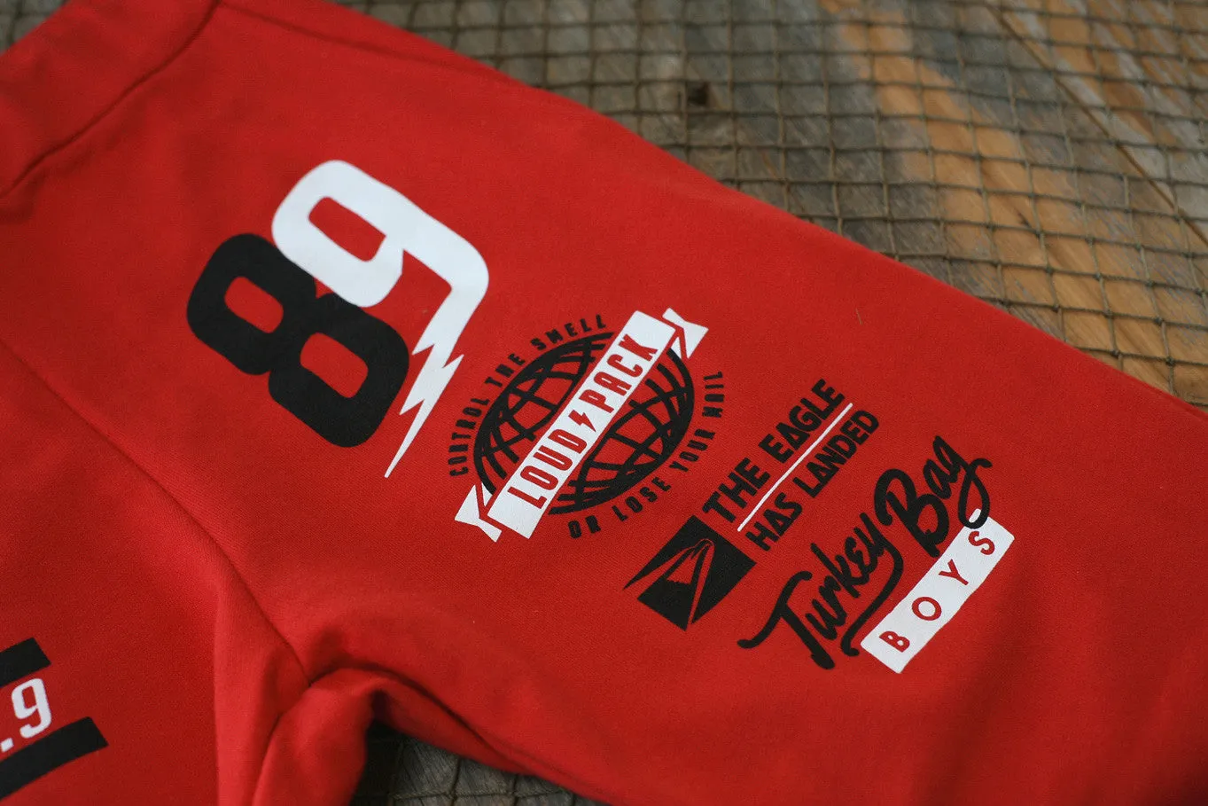 OG Gas Fire Red Tailored Sweats
