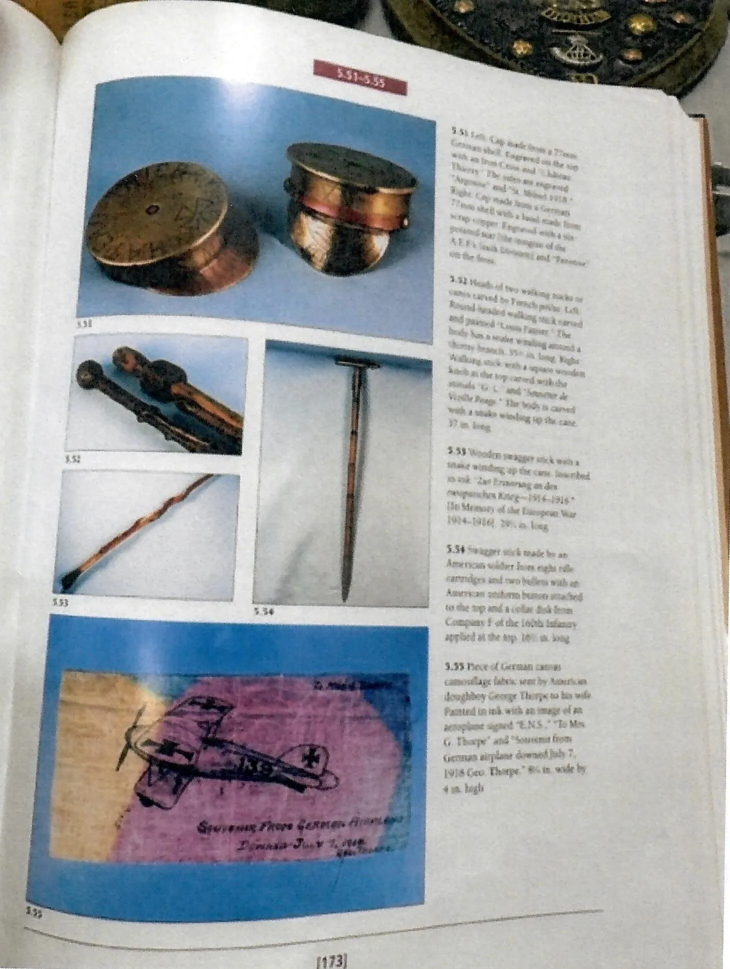 Original German WWI Trench Art Peaked Visor Cap As Featured In The Book “Trench Art, An Illustrated History” by Jane Kimball on Page 173 - “Chateau-Thierry” Engraved