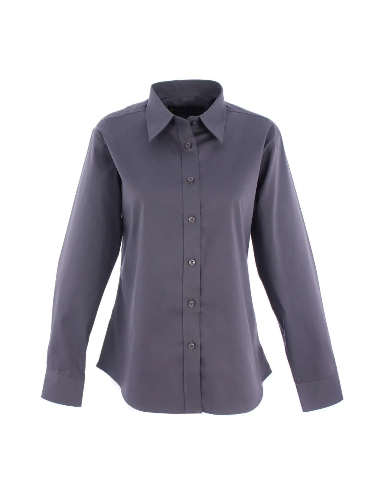Pegasus Uniform Ladies Pinpoint Oxford Long Sleeve Shirt