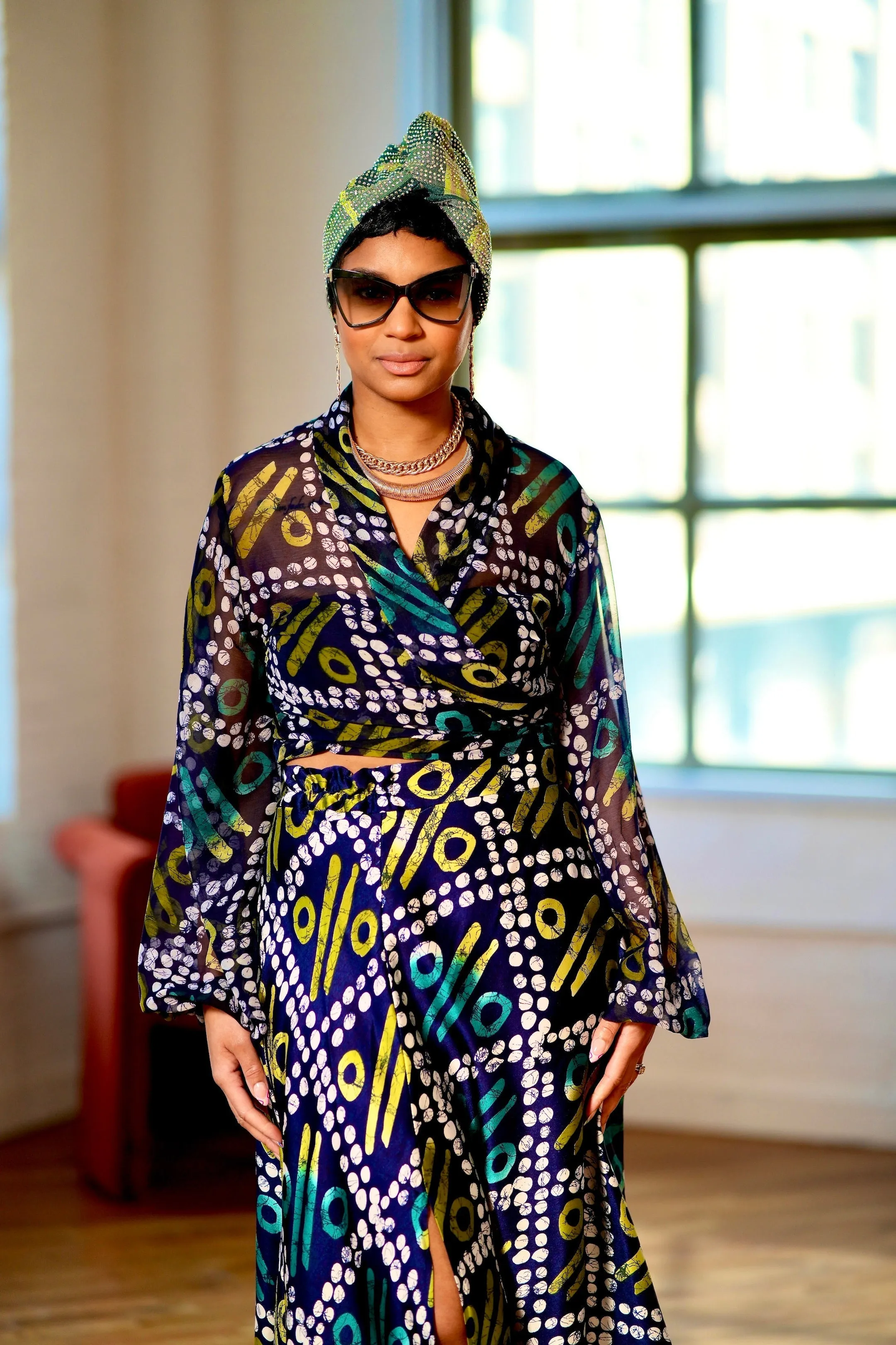 Pre Order:  Akamili Chiffon   Silk Set