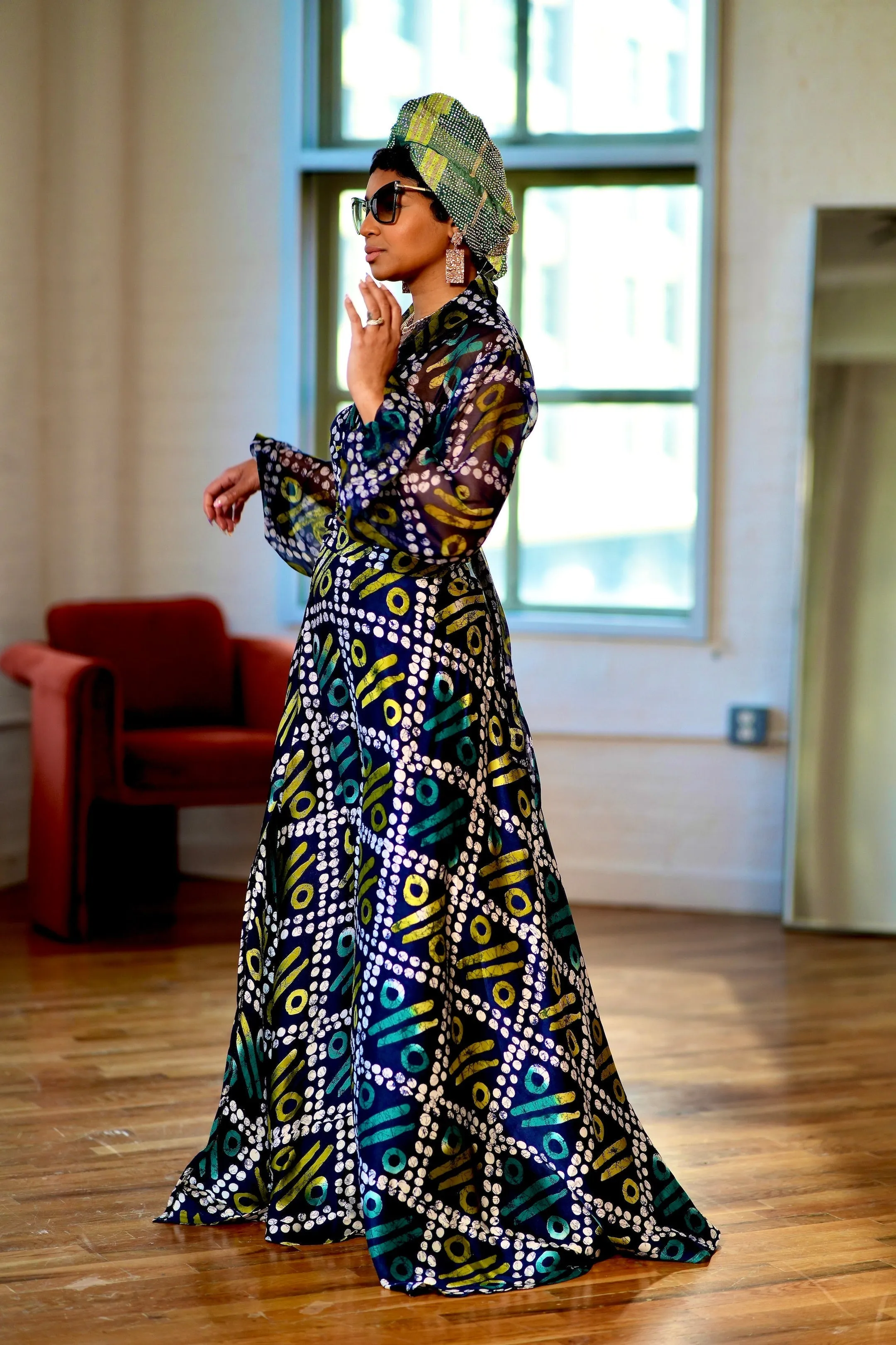 Pre Order:  Akamili Chiffon   Silk Set