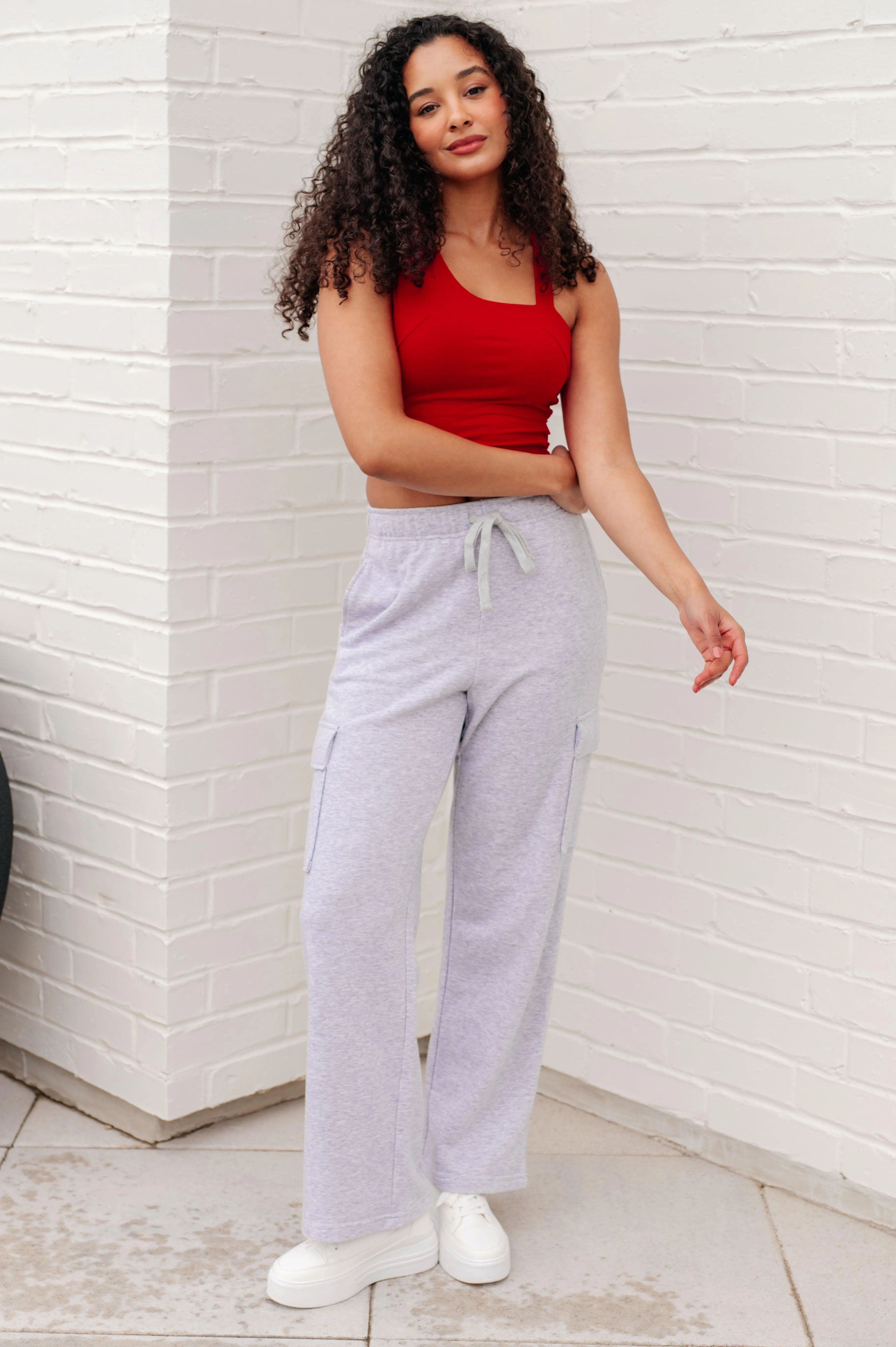 Rae Mode Grey Cargo Sweatpants