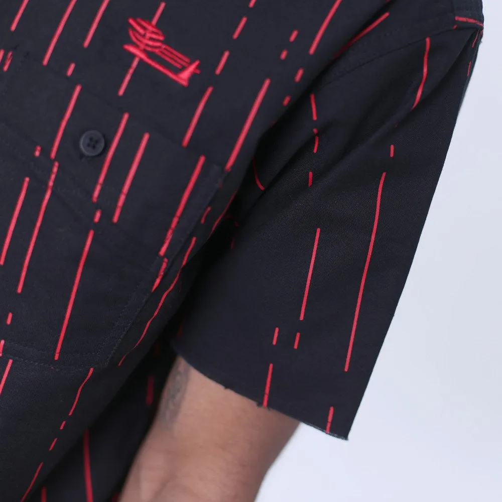 Rain Button Up Oxford Shirt Bred
