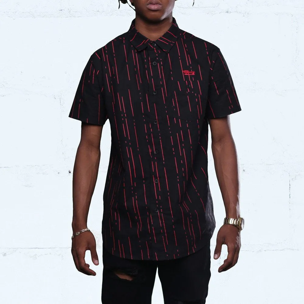 Rain Button Up Oxford Shirt Bred
