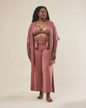 Recovery Robe with Drain Management Belt