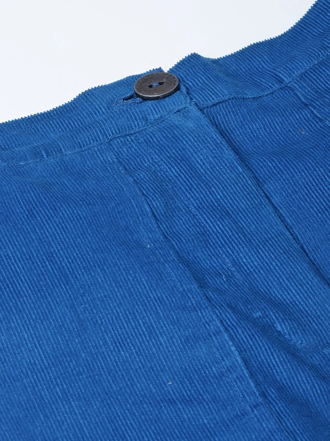 Royal Blue Corduroy Skirt