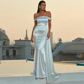 Satin Royale Ribboned Bodycon Dress