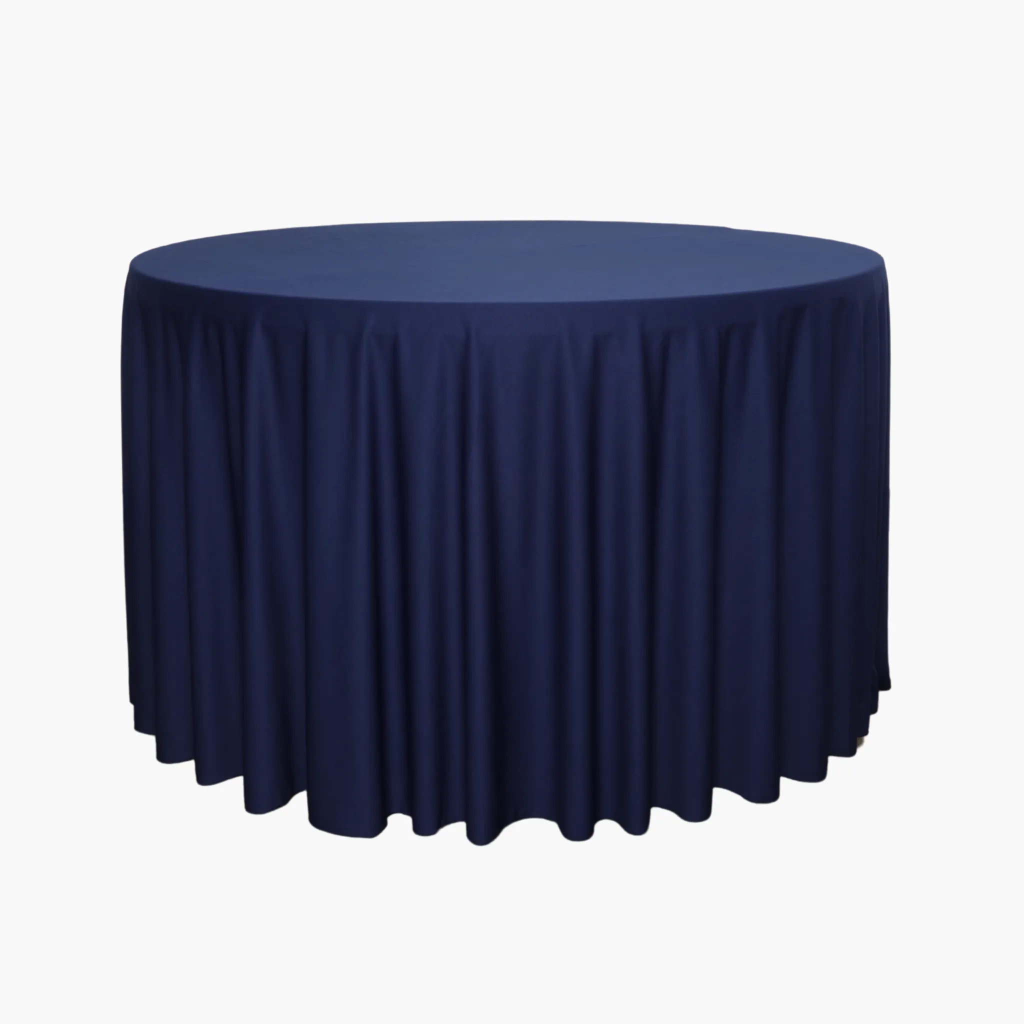 Scuba 108" Round Tablecloth - Navy Blue
