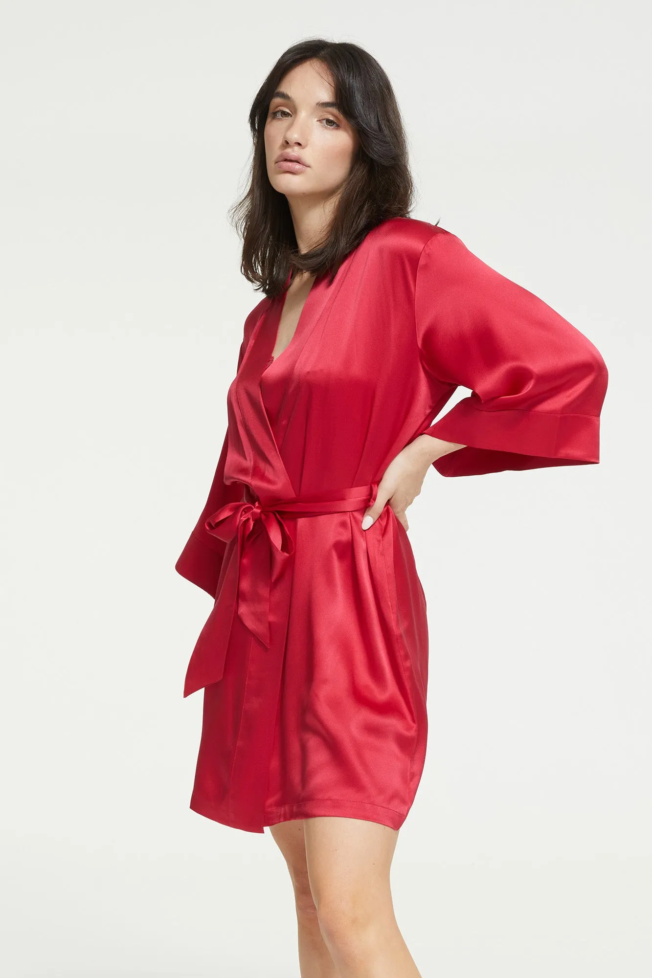 Silk Wrap Robe