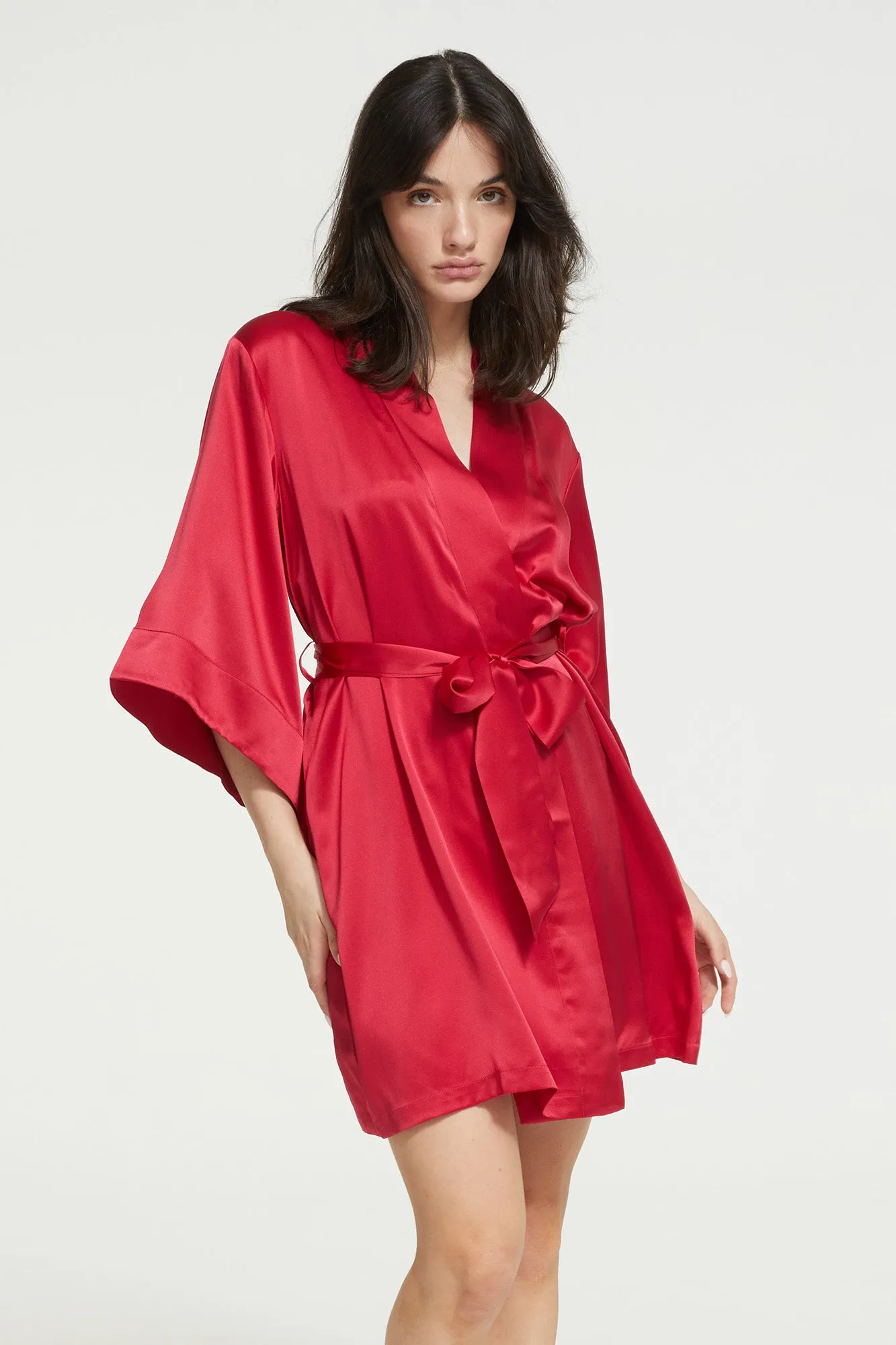 Silk Wrap Robe