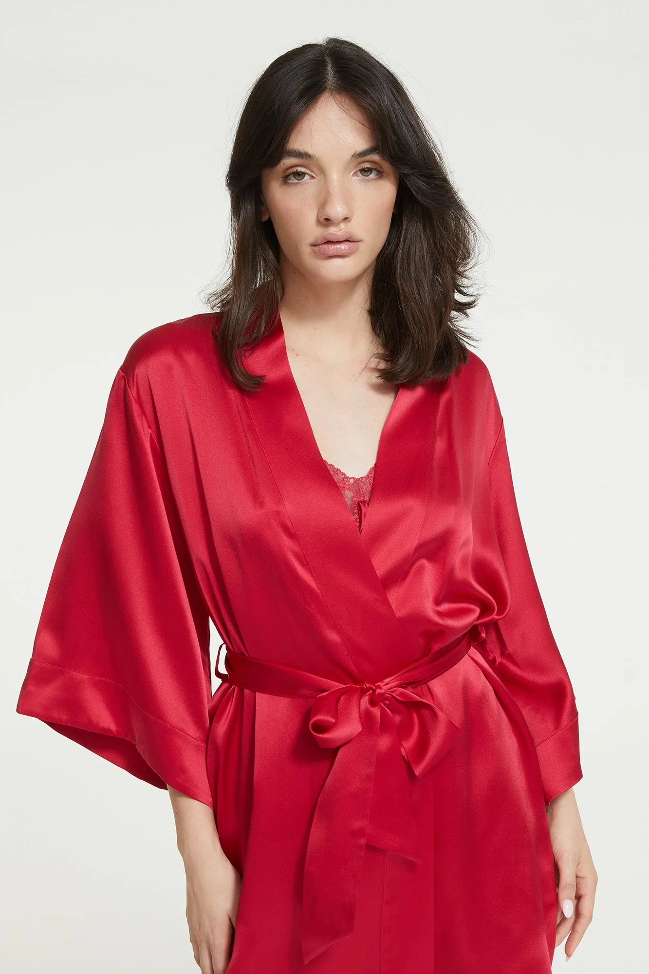 Silk Wrap Robe