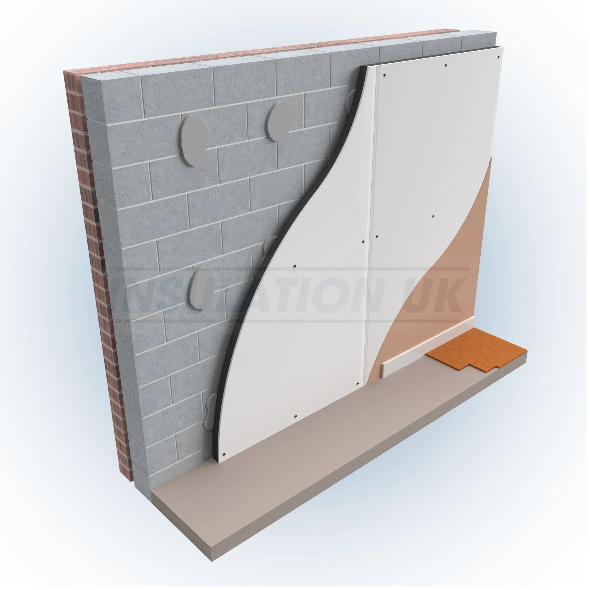 Tekwarm HP  Insulated Plasterboard | 2400mm x 1200mm