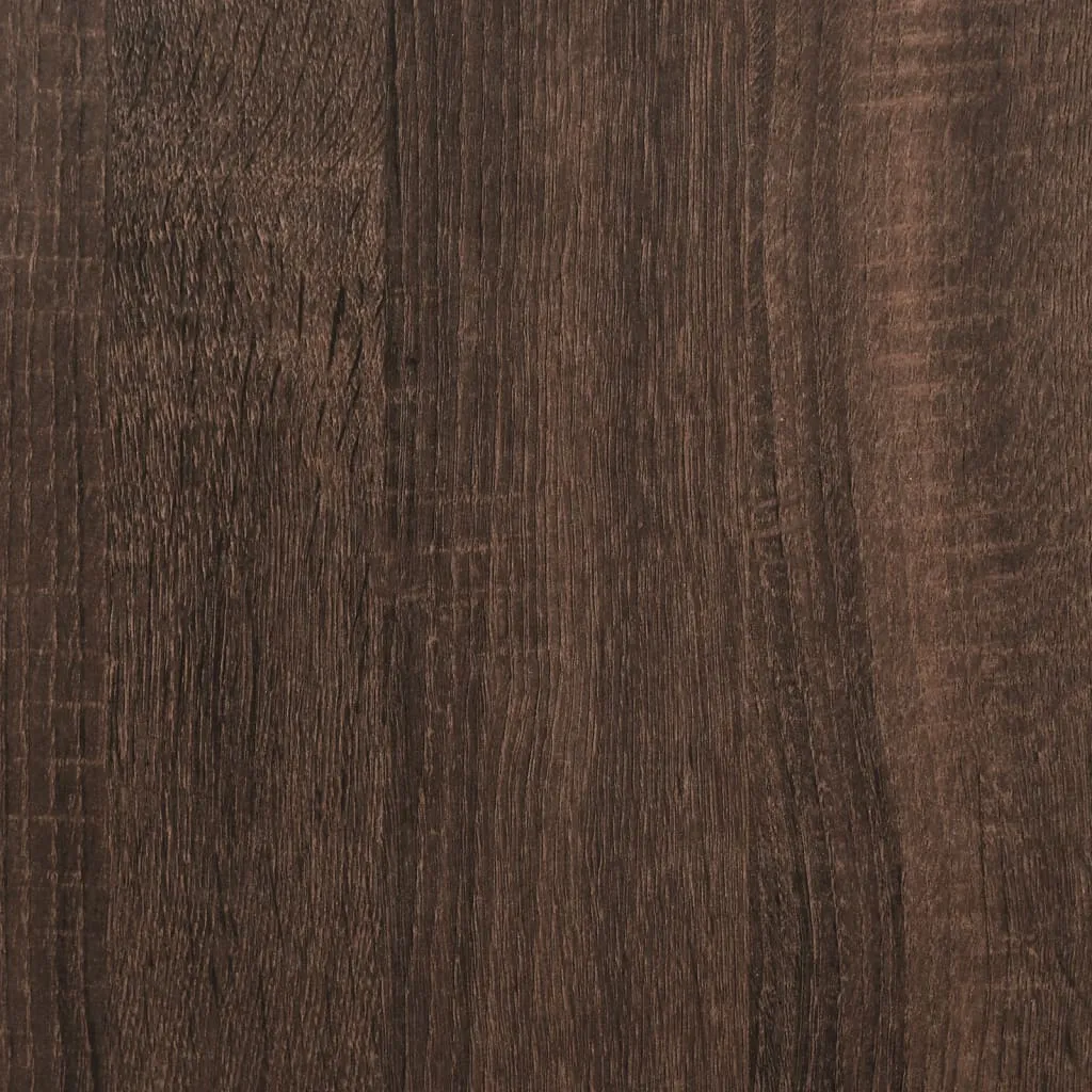 Wardrobe with Wheels Brown Oak 102x38x110 cm Engineered Wood