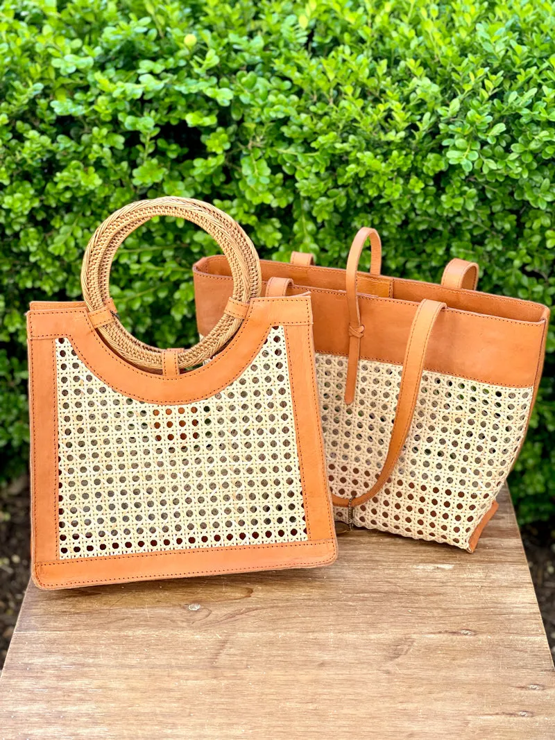 Wild Weave Cane Handbag