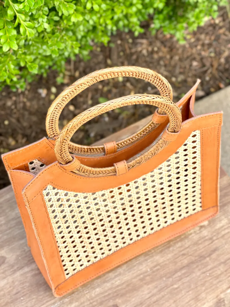 Wild Weave Cane Handbag