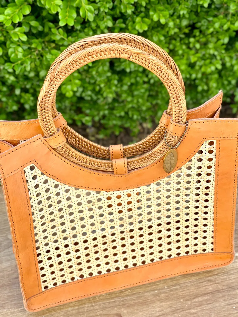 Wild Weave Cane Handbag