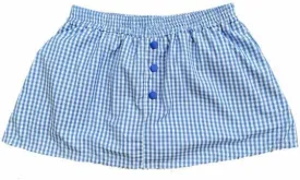 Women Y2k Plaid Mini Skirts Elastic Waist Low Rise A Line Boxer Skirt Summer Gingham Going Out Bubble Short Skirts