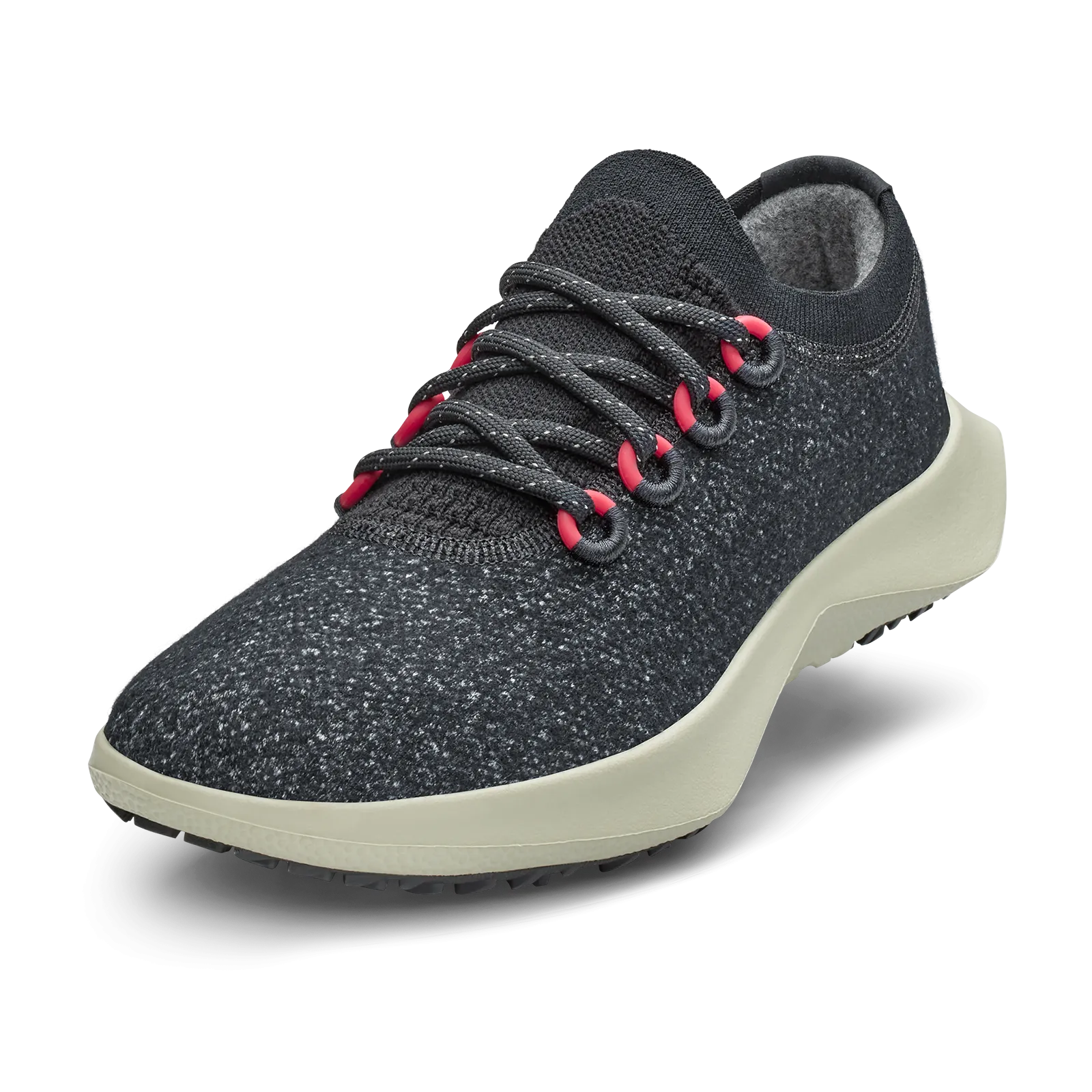 Women's Wool Dasher Mizzles - Dark Grey/Bloom Red (Arid Beige Sole)
