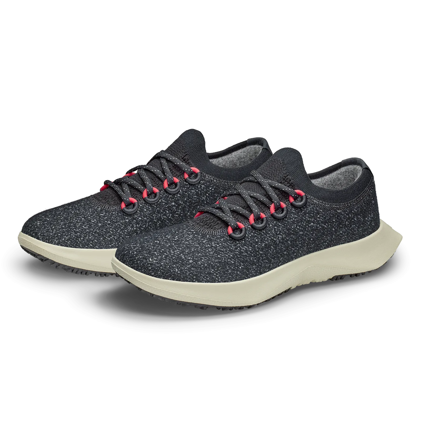 Women's Wool Dasher Mizzles - Dark Grey/Bloom Red (Arid Beige Sole)
